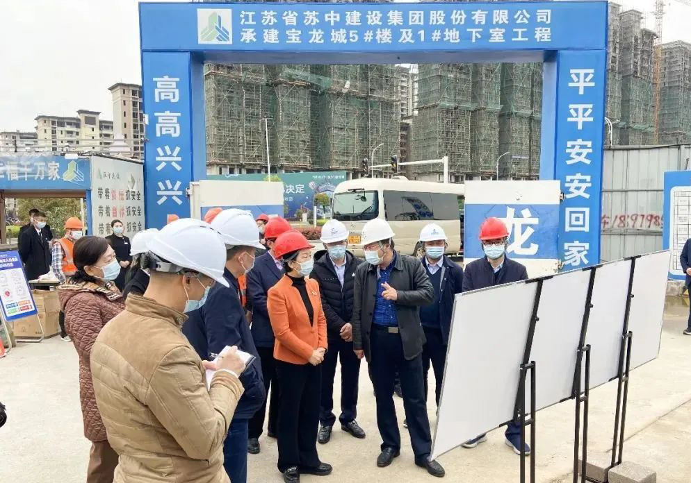 景德鎮(zhèn)市市長胡雪梅率隊(duì)考察公司寶龍城商業(yè)廣場項(xiàng)目